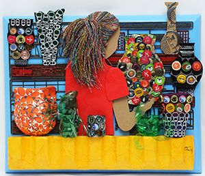 Art Derived from Salvaged Materials